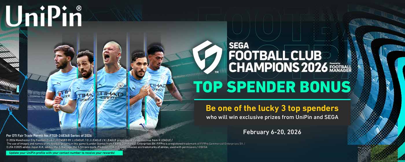 ⚽ Dominate the Game with the SEGA Football Club Champions Top Spender Bonus (PH)